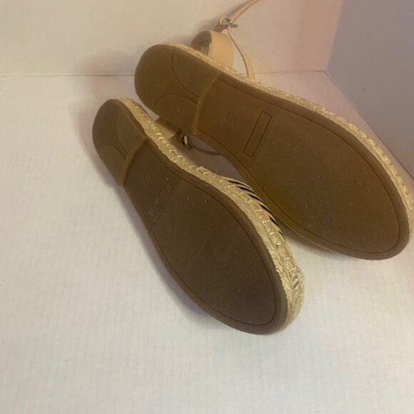 Marc Fisher leather espadrilles ankle strap, size 9.5M - Picture 5 of 5
